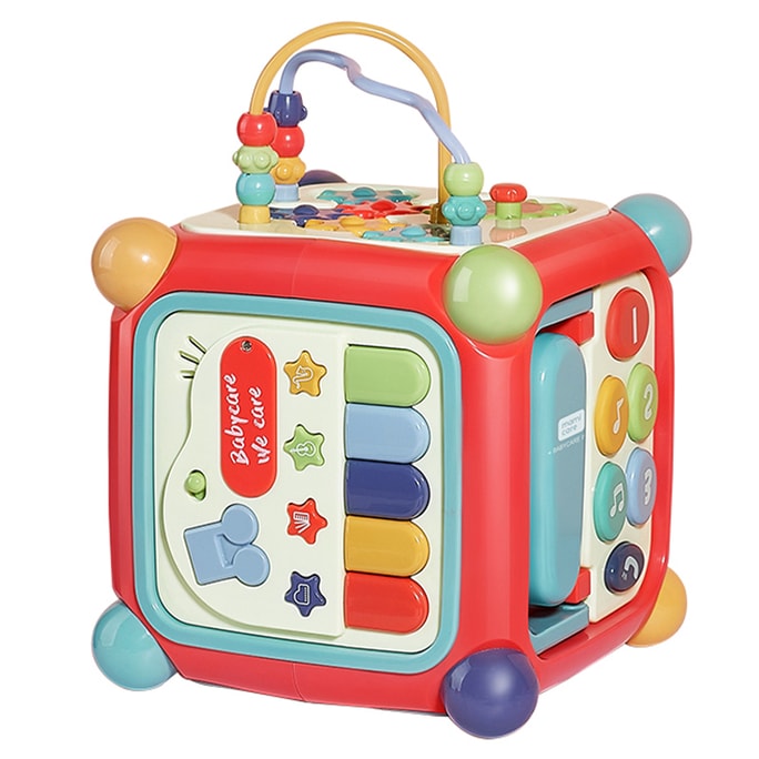 【中國直郵】Bc Babycare 六面體盒多功能1歲2歲寶寶益智因果關係玩具嬰兒形狀配對