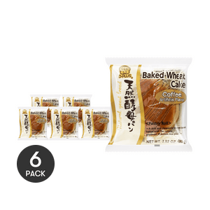 日本D-PLUS 天然酵母持久保鮮麵包 咖啡口味 80g*6【6枚裝】