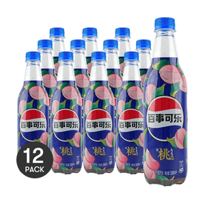 Cola White Peach Oolong Bottled 16.9 fl oz*12【12 Packs】