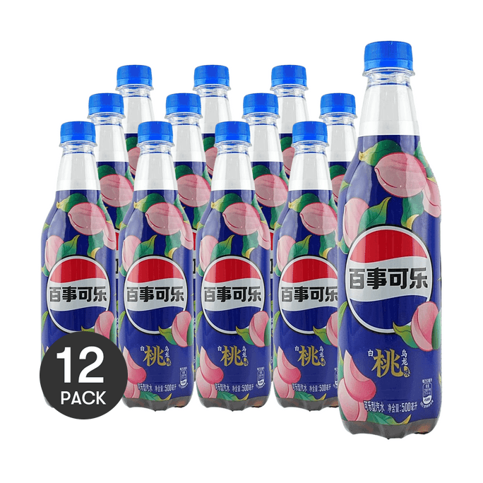 Cola White Peach Oolong Bottled 16.9 fl oz*12【12 Packs】