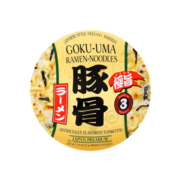 日本SHIRAKIKU赞岐屋 GOKU-UMA 日式速食拉面 猪骨风味 83.3g