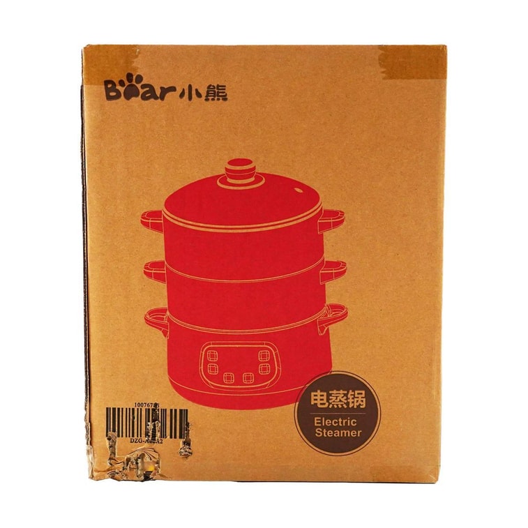 BEAR小熊 电蒸锅 8L大容量蒸煮锅 双层蒸笼 蒸饭蒸菜蒸馒头 DZG-A80A2 7