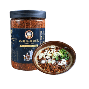 黔麻婆 貴州蘸水特產木薑子胡辣椒麵柴火糊辣椒粉特辣火鍋蘸料大瓶微辣250g*1瓶