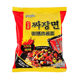 韩国PALDO八道 御膳炸酱面 辣味 190g【浓稠黑酱 微辣回甘】