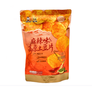 滇二娃 麻辣味 薄脆土豆片 云南高原土豆 低温慢炸 农科院联合研制 135g*1袋