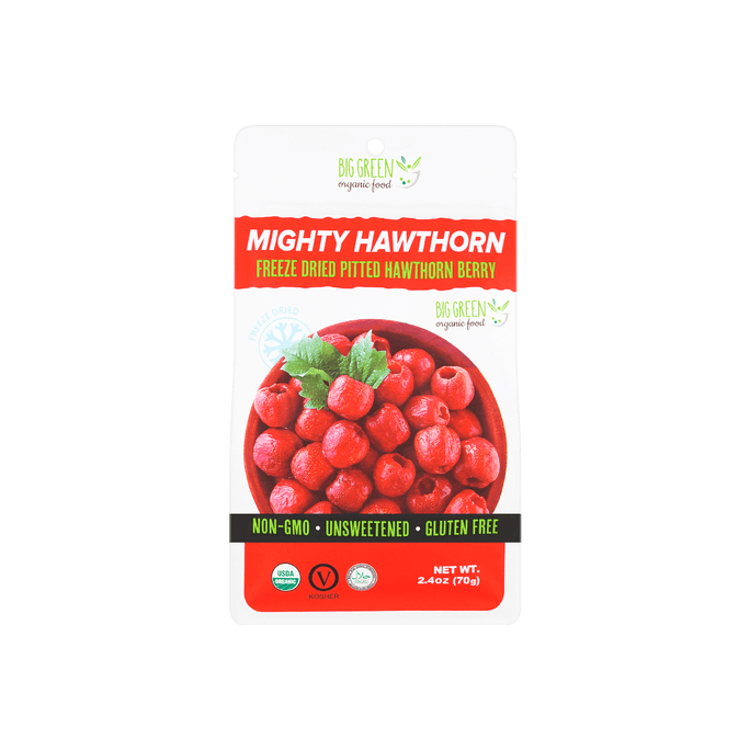 Organic Hawthorn Berry(Freeze Dried) 70g
