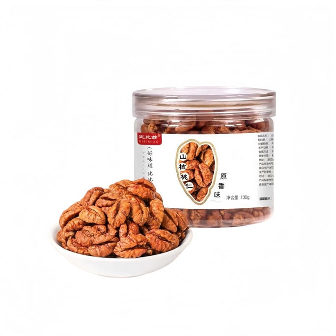  Hand-peeled pecan kernels original flavor 100g 1-can pack