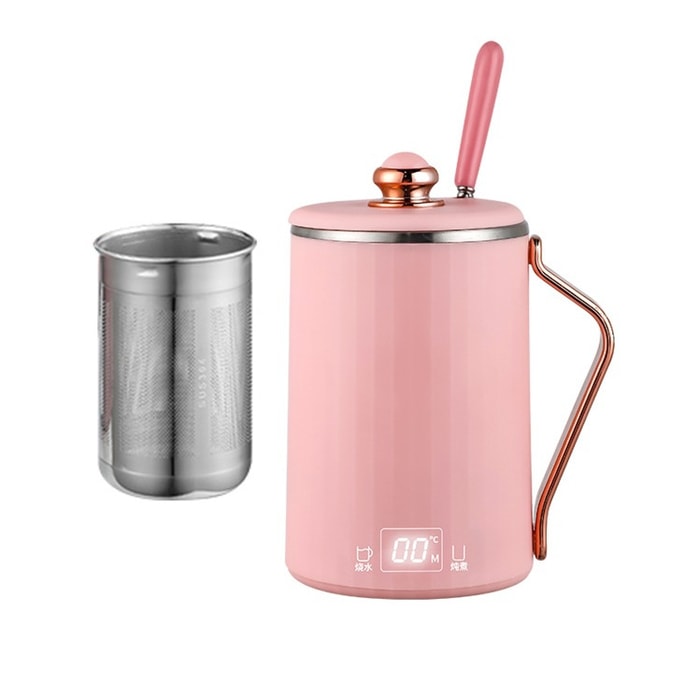 Health Pot 450ml Smart Electric Cup Pink 110V