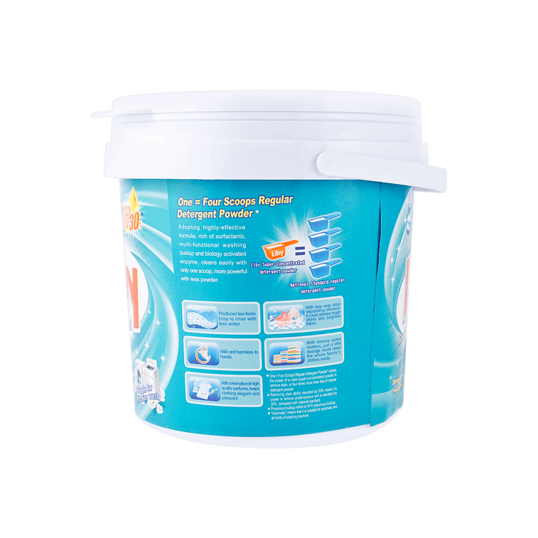 立白 超浓缩粉 超值大桶洗衣粉 可手洗可机洗 900g 9