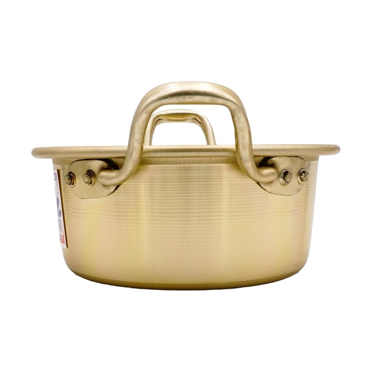 韓式泡麵碗泡麵鍋 雙耳煮鍋黃鋁鍋 16cm 韓國製造 17