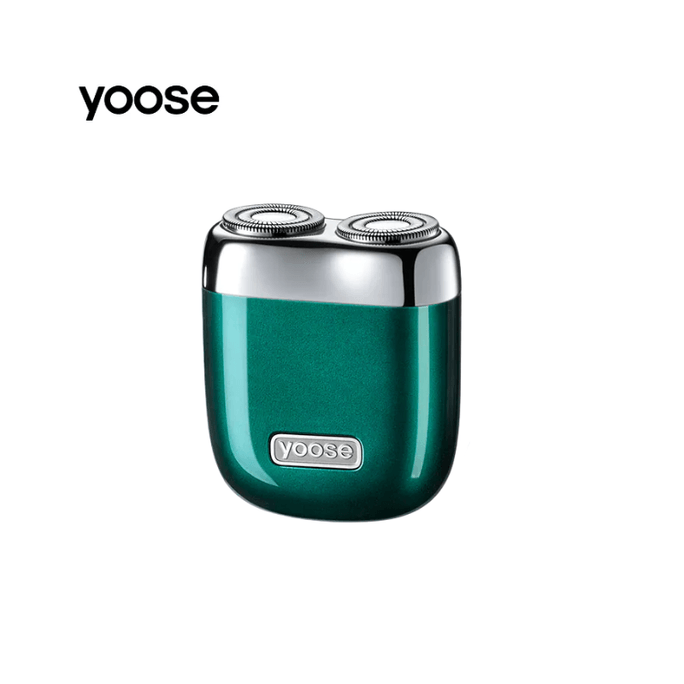 【中国直邮】Yoose 有色 MINI 2.0 新款迷你便携电动 全合金剃须刀 英伦绿色 1个装【王一博同款】