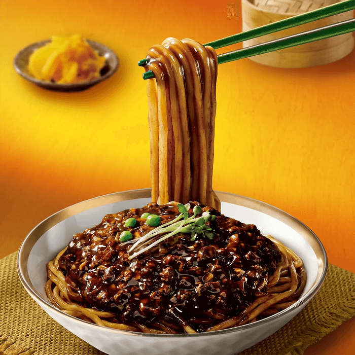 Fire-Grilled Handmade Style Uni Jajangmyeon, 2 Servings, 25.4 oz【Sea Urchin Rich Charred Flavor】