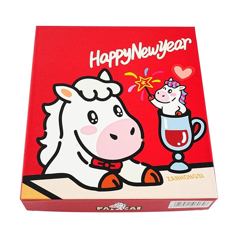 2026 馬年紅襪禮盒 本命年純棉襪 立體玩偶款 新年喜慶鴻運襪 4 雙 6