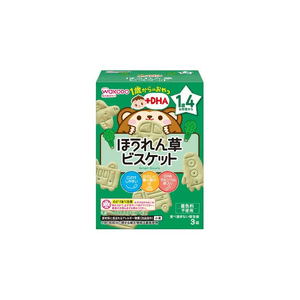 일본 와코도 유아용 시금치 간식 3개입