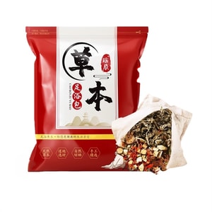 [중국 직배송] 야오천 허브 족욕팩, 족욕용 허브 성분: 쑥, 홍화, 건생강, 사천후추, 30g*30팩/900g