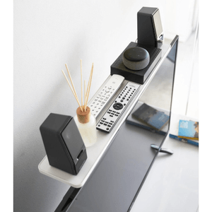 VESA-Compliant TV Shelf (24 H) - Steel White