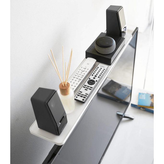 VESA-Compliant TV Shelf (24 H) - Steel White