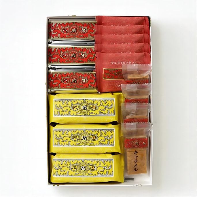 [일본 홋카이도 직통] 롯카테이 마루나리 선물상자 형형색색의 쿠키와 케이크 선물상자 15개입