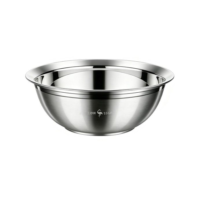 산시 스틸 316 스테인리스 스틸 볼, 1개, 18cm [식품 등급 두께] 가정용 야채/국물 볼, 프랑크푸르트 시리즈 고급 주방용품