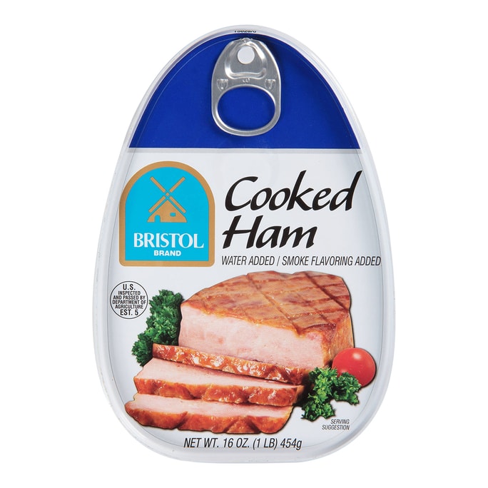 美國BRISTOL 速食火腿肉罐裝 454g USDA認證