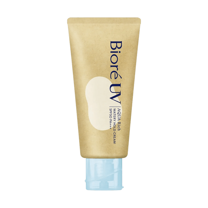 日本KAO花王 BIORE碧柔 水肌記憶水感防曬乳霜 SPF50 / PA+++ 可做妝前乳 50g 持久鎖水保濕 清爽不油膩 臉部&全身 無需卸妝