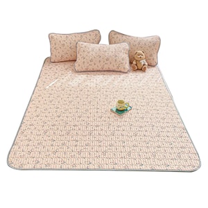 [중국에서 직접 우편 발송] HSPM New Cartoon Cool 실크 라텍스 싱글 매트 Old Lane 1.8*2.0m 싱글 매트