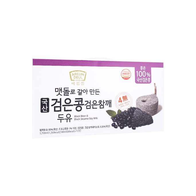 Soy Milk-Black Bean&Black Sesame 180ml*15