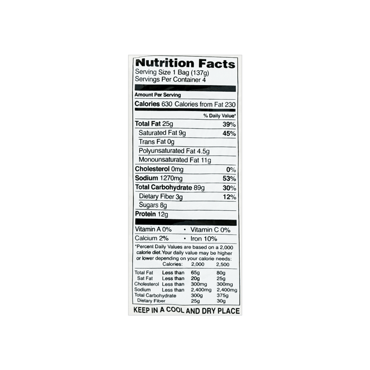 韩国NONGSHIM农心 小浣熊鱼板炒面 4联包  548g 6