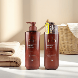 韩国RYO吕 棕吕丰盈强化发根洗护超值套装 592ml*2 【新升级版】48小时持久留香 木质麝香【超值装】