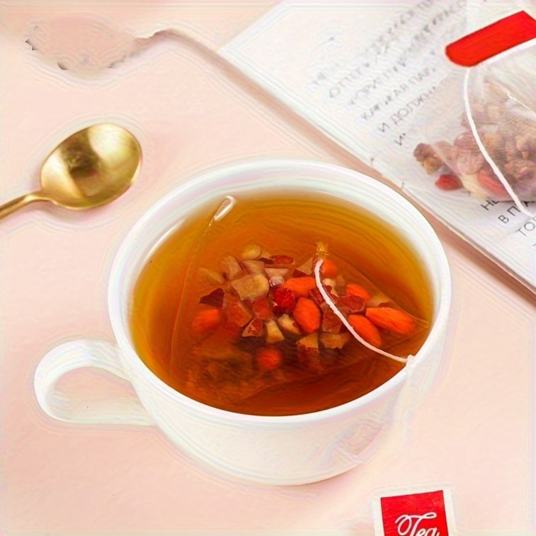 【Livraison directe du Canada】 Sifanda Thé aux cinq rouges 100g (10g x 10P) Combinaison classique d'ingrédients rouges, thé essentiel pour femmes, thé d'après-midi décontracté, cadeau de fête, sachets de thé mélangés, thé pour toutes saisons 6