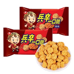  Crispy noodles Spicy flavor 70g*2packs [Golden and crispy]