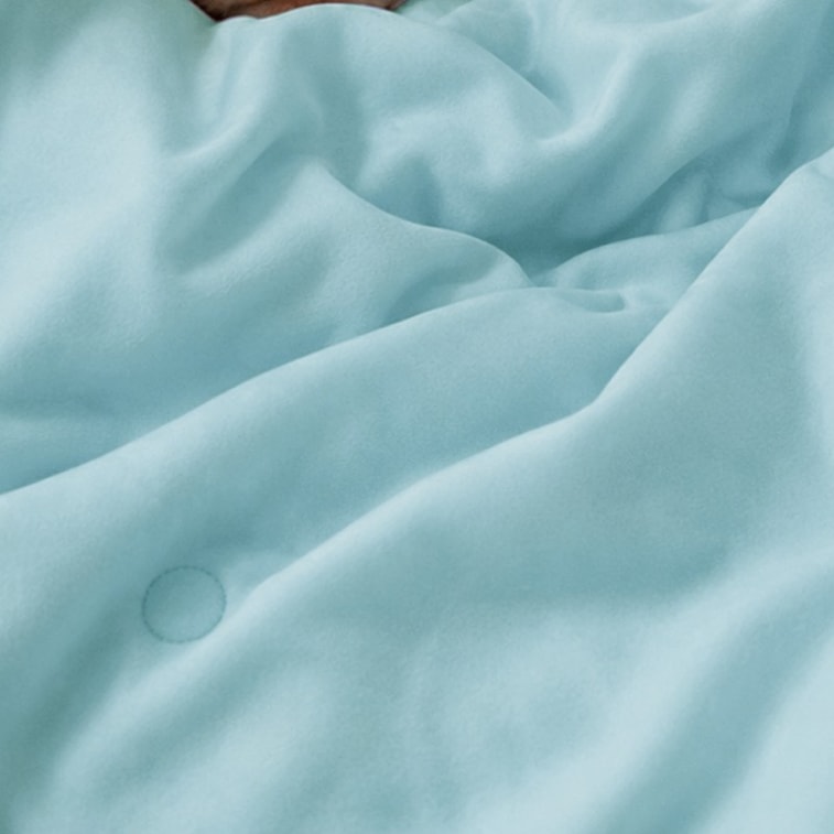 Ice Cream Cooling Comforter Sky Blue Queen Size 5