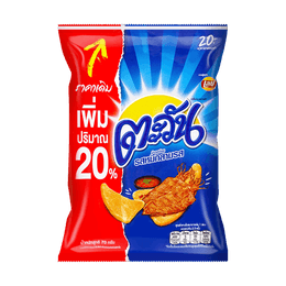 【Thailand Limited】 Sweet & Sour Squid Potato Chips, 67g