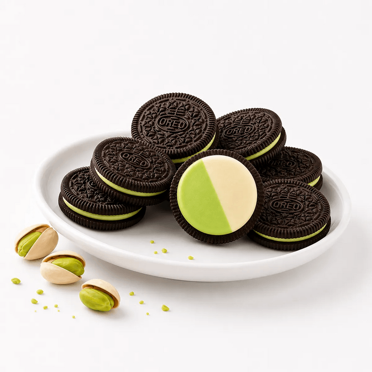 Sandwich Cookie, Pistachio Cheese Flavor, 3.07 oz【Nutty Creamy】 - Image 2