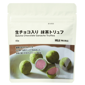 【日本直邮】 日本 MUJI 无印良品 抹茶松露巧克力 含生巧 40g