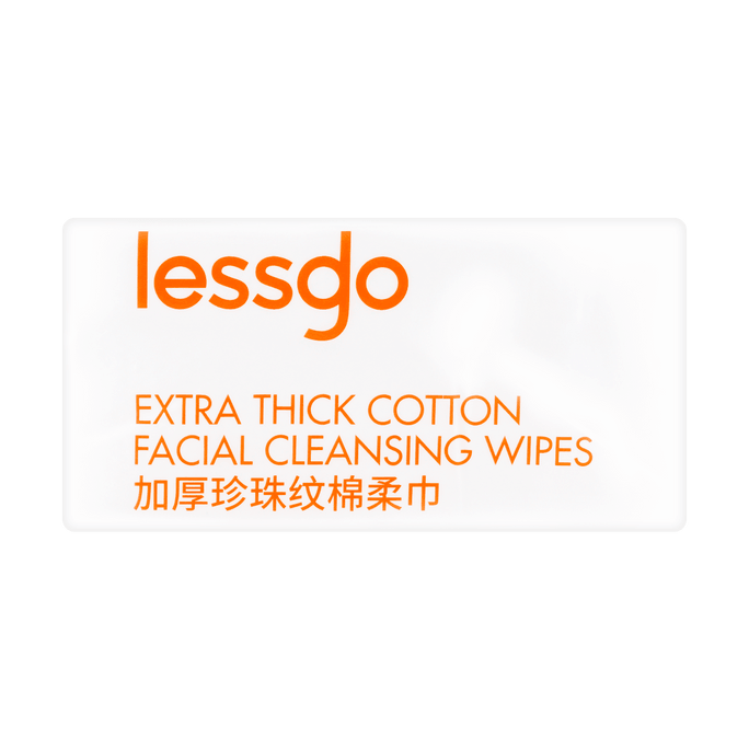 Extra Thick Cotton Soft Facial Cleansing Towel Wipes 80 Sheets