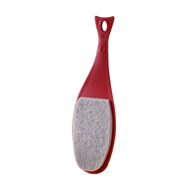 Fish shaped mother and son cleaning brush kitchen decontamination sponge brush red