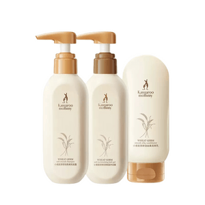 【中国直邮】袋鼠妈妈  洗护套装洗发水沐浴露护发素套装三件套     洗发露300g+润发乳200g+沐浴露300g