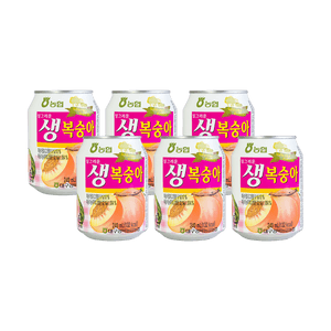 【밸류 팩】복숭아 음료 240ml*6