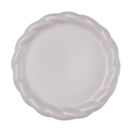 Better Finger Ceramic Round Small Plate Purple, 7.48 inches