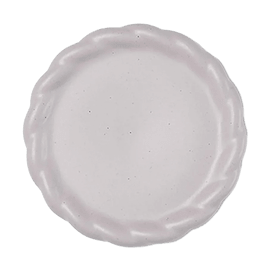 Better Finger Ceramic Round Small Plate Purple, 7.48 inches