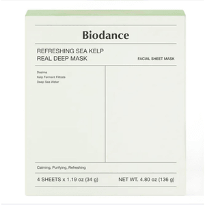 Refreshing Sea Kelp Real Deep Mask 1.19 oz (34g) x 4 sheets
