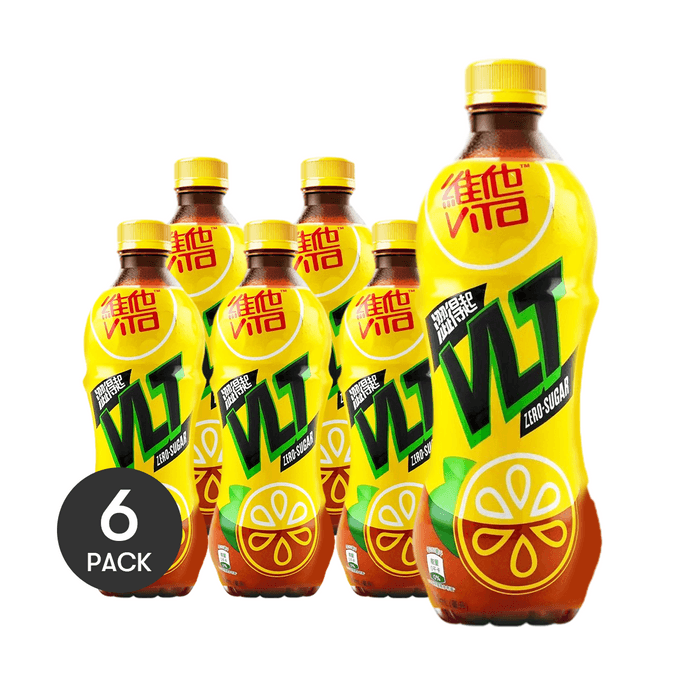 VITA維他 無糖檸檬茶 500ml *6【6份超值裝】【0糖0卡】【新品上市】
