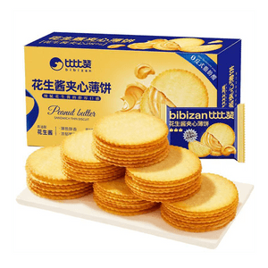 Peanut butter sandwich pancake 155g * 1 box of potato biscuits satisfy cravings, small snacks, snack food, sweet and crispy