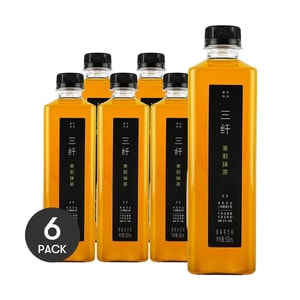 喜茶 空茶 三纤 茉莉抹茶 500ml *6【6份超值装】【纯正茶香 鲜爽回甘】【添加3种膳食纤维】【0糖0卡0脂】【少量沉淀属正常】【喝前摇匀】