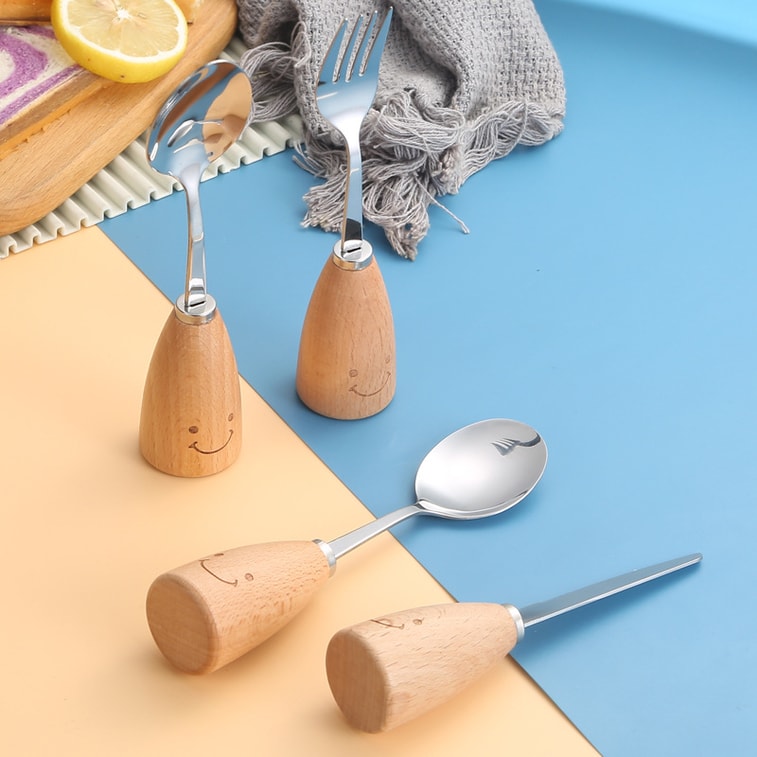 스미 귀여운 스마일리 페이스 칼 4종 세트 3