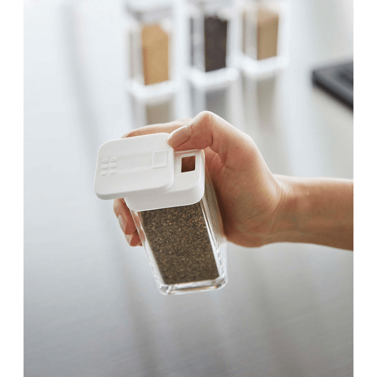 山崎実業 白い調味料瓶（1個） 7