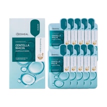 韩国MEDIHEAL美迪惠尔 积雪草烟酰胺安瓶面膜贴 10片装 舒缓镇静 温和亮白 敏感肌适用