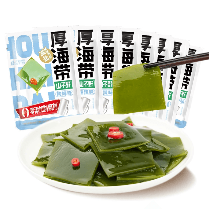 Thick Seaweed Pickled Chili Flavored Snacks 180g * 1 Pack
