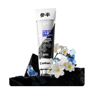 【중국 직배송】 참반 제올라이트 치약 미백 치아 개선 니코틴 얼룩 검은 치약 120g*1